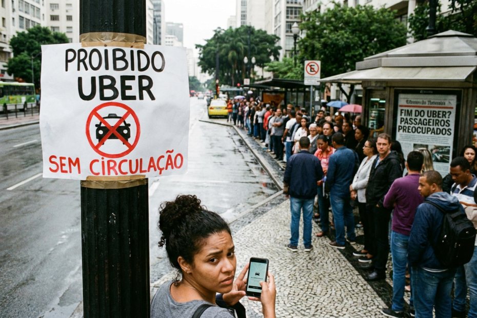 Vai ficar sem Uber, está proibida circulação? Banimento de motoristas gera preocupação entre passageiros